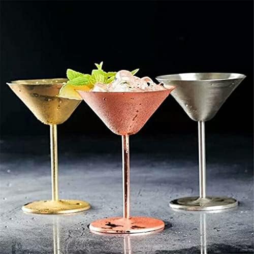 Twdyc Creative Martini Cocktail Whisky Glass personalizada aço inoxidável chique bar restaurante Champagne Bear Cup 1pc