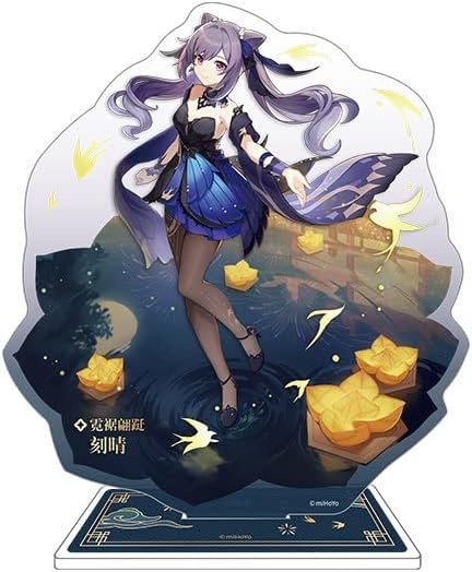 Langsyne Genshin Impacte os bens oficiais da Mihoyo Fleeting Colors in Flight Series Acrylic Stand