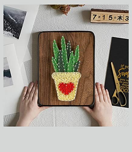 Bazima Alice Diy String Art Kit para iniciante, presente exclusivo, kit de artesanato para férias, kit de artesanato