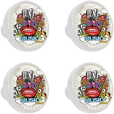 Botões de gaveta de cerveja botões de armário de rosa náuticos para berçários botões de cômoda redonda em botões decorativos 4pcs 1.3x1.0 em