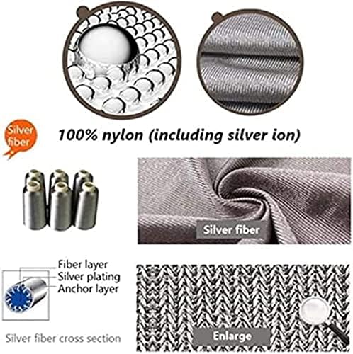 Tecido Faraday de cor Cradzza, EMI, RF e RFID Shielding Fabric, incluem íons de prata, material de proteção contra radiação