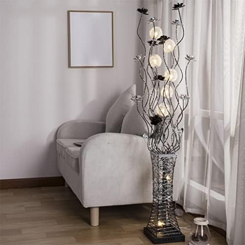 Wenlii Personalidade Criativa Lâmpada de Floor da sala de estar Decoração de vaso LED de lâmpada de cristal lumin