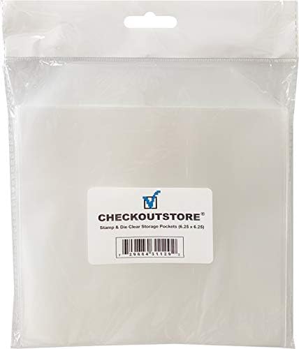 100 bolsos de armazenamento transparentes de checkoutstore®