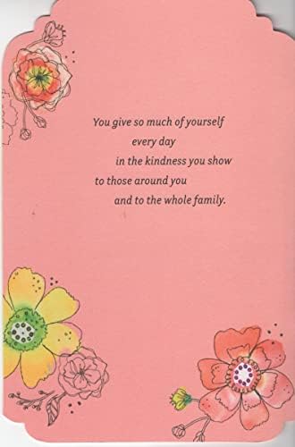 Amo você, mãe feliz cartão do dia das mães - você dá muito de si mesmo todos os dias na bondade que mostra para as pessoas ao