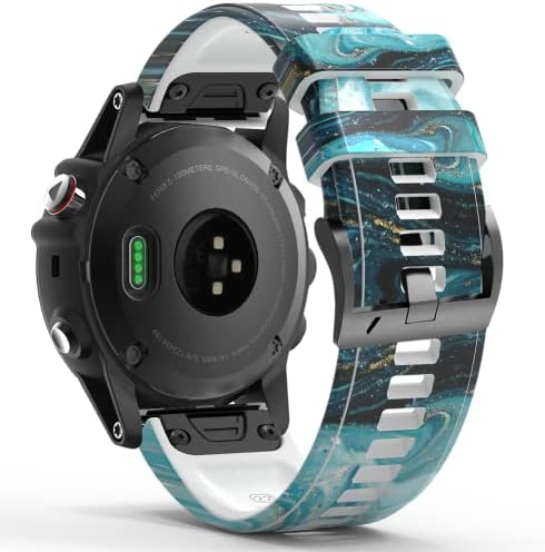 Sawidee 26 22mm Silicone Redunda Relógio Relógio para Garmin Fenix ​​7 7x 6 6x Pro 5x 5 mais 3 h Mk2 EasyFit Smart Watch Wrist