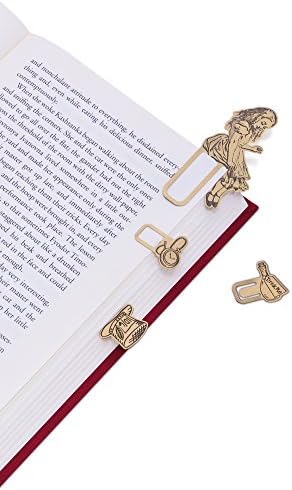 Bookminders Brass Page Markers - Alice no País das Maravilhas