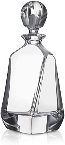 Haoktsb Decanter Whisky Glass Decanter, 700ml de óculos de uísque de decanter de cristal, perfeito para casa, restaurantes