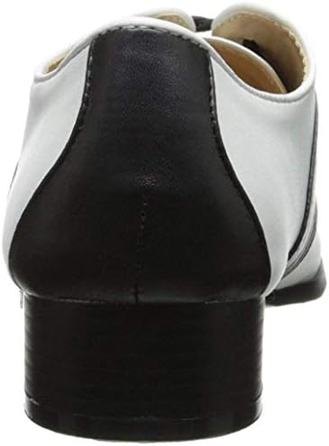 Ellie Shoes Unisex 105-Saddds, Black/White, 8 mulheres americanas