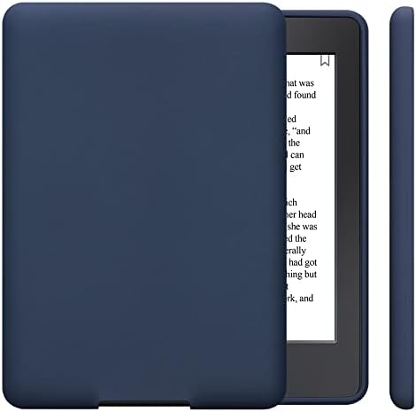 Case Kwmobile Compatível com Kindle Paperwhite - TPU E -Reader Topa traseira - Blue escuro