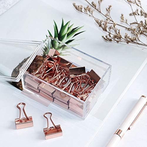 Multibey Marble Rose Gold Gold Office Supplies Tape Dispenser Cutter grampeler 24/6 Staples n Removedor Binder Clip Paper Dispensador