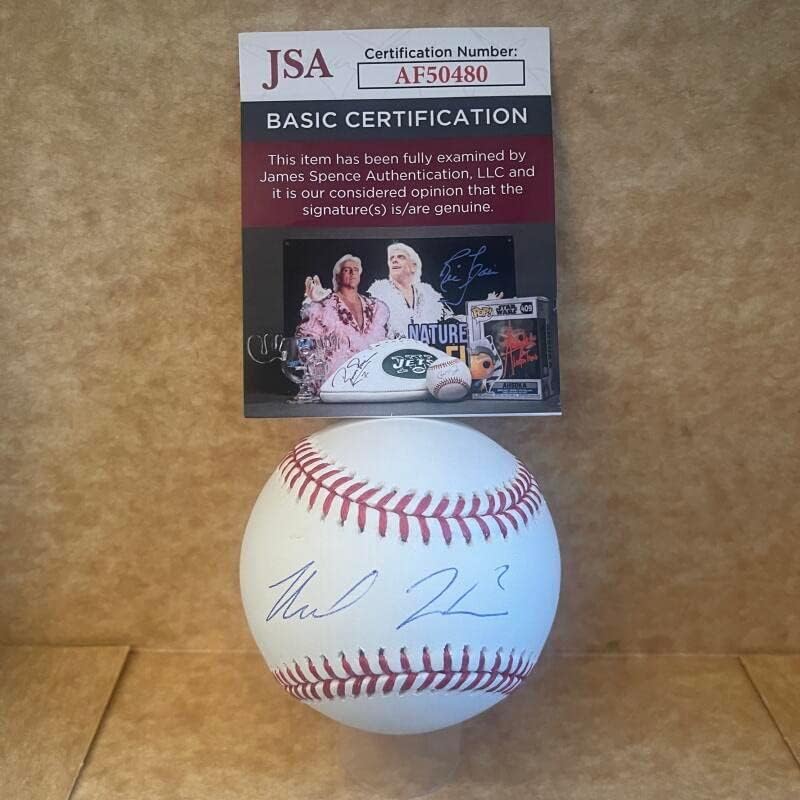 Michael Harris Atlanta Braves Roy assinou autografado M.L. Baseball JSA AF50480