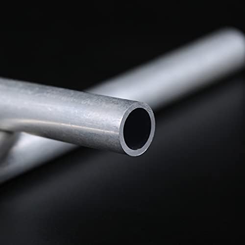 6063 Tubo redondo de areia anodizada de alumínio, 12 mm, od 9mm ID de 1,5 mm de espessura da parede x 24 polegadas de