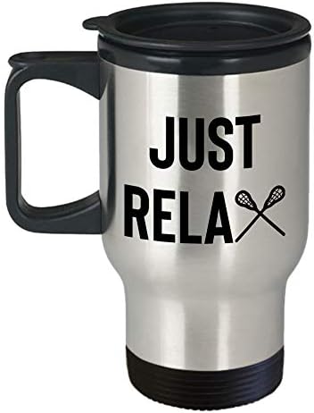 Lacrosse Coffee Travel Canela Melhor engraçado Feal de chá LAX PESOLA PESSOA PERFEITA PARA HOMENS, Mulheres apenas relaxam