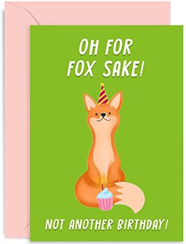 Cartão de aniversário engraçado para ele ou ela - CARTO CARTO CARTO FOX - CARTO DE BRINIVERSÁRIO DE PAIO PARA AMIGO | Em