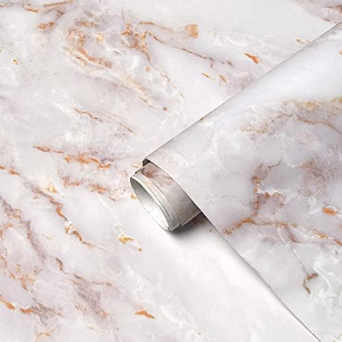 Papel de contato de mármore para bancadas papel de parede de mármore casca fosca e papel de parede de bastão ROLO DE