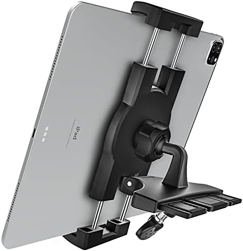 Carreço de montagem de tablets de caça -níqueis para carro para 4,7 -12.9 Telefone e iPad - Phichy Ultra Sturdy CD player