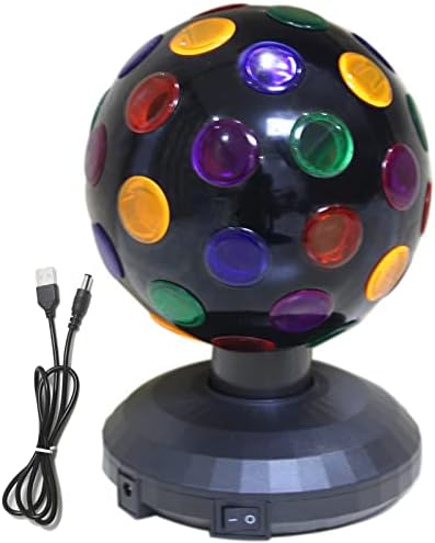 Lâmpada de bola disco 360 graus de movimento girando uma mudança de fash de alteração multicolorida KTV ótima para
