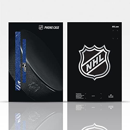 Projetos de capa principal licenciados oficialmente NHL Puck Textura Winnipeg Jets Soft Gel Case compatível com Samsung Galaxy Tab S7 5G