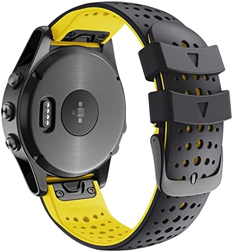 Banda de relógio de liberação rápida de 22mm de 22mm para Garmin Fenix ​​7 7x 6 6x fenix 5 5x 3 3 hr 935 assistir Silicone EasyFit