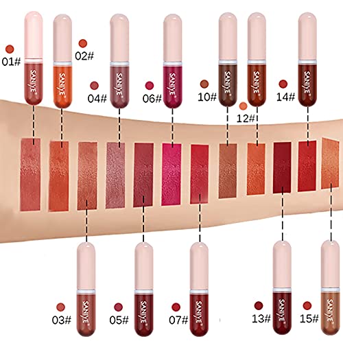 12COLORS BATUTO, NOVO NOURIZAÇÃO DE VELVETE NOURSO DE LIMENTO DURO DURO DURO DURAS BRILHO LIP 3G, PEGULO LIP PIGMENTED LIP