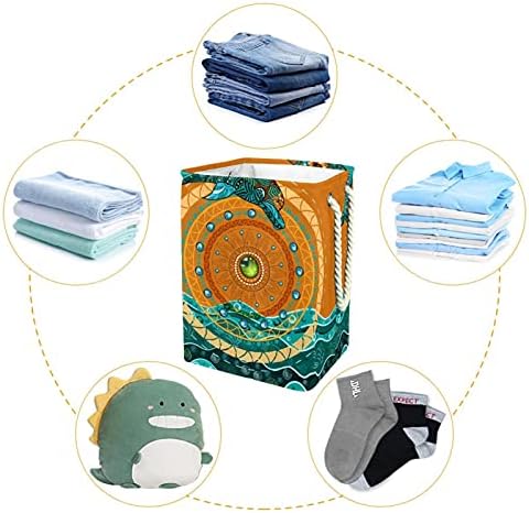 Indither Sea Golphin Lavanderia grande cesto de roupas prejudiciais a água para roupas para roupas para o organizador de