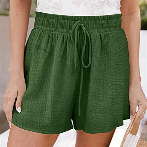 lcepcy plus size shorts casuais leves para mulheres de cordão