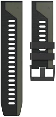 Skxmod 22 26mm de 26mm de relógio Quickfit colorido para Garmin Fenix ​​7 7x Silicone EasyFit Watch Pulseira