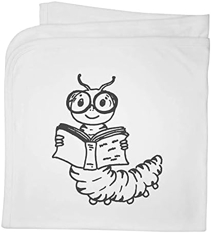 Azeeda 'Livro Worm' Cotton Baby Clanta / xale