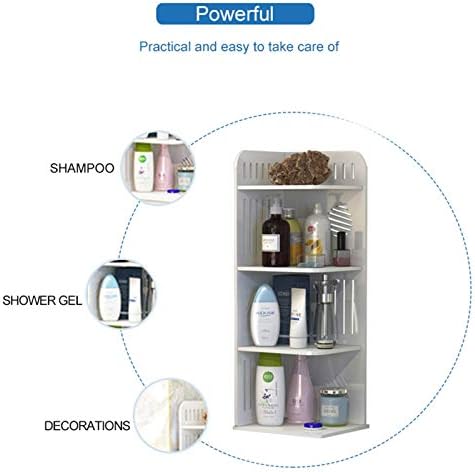 Slatiom à prova d'água do banheiro armário de banheiro tripé de tripé armazenamento de armazenamento grátis de armazenamento de