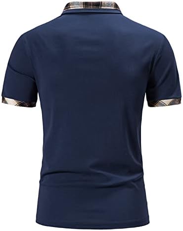 Camisas de pólo de Zdfer para homens, camisa de golfe de manga curta Verão Camiseta casual Camise