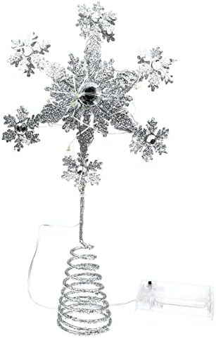 Tendycoco Christmas Ironwork Treetop Star Led Lamp Decoration Tree Star Lamp Decoração