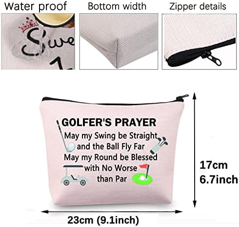 Bolsa de maquiagem de golfe cmnim Presentes de golfe Golfer Lady Golf Golf Bag Player Golf Gift para amantes de