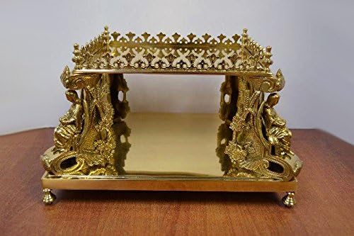 Tabor de monstruosos de estilo europeu antigo, mesa de monstruosos em bronze sólido - cálice