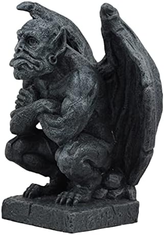 EBROS WLYED WATHMAN GOTHIC Troll Gargoyle estátua Night Sentry Guardian Gargoyle Decorativa de 6,5 de altura