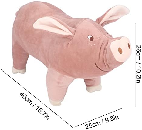 travesseiro de pelúcia de porco PLPLAAOO, brinquedo de 15,7 polegadas, travesseiro de abraço macio e macio, travesseiro confortável