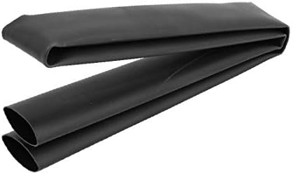 X-Dree preto 32mm Aquecimento Tubo de mangas de fio de fio de fio de fio de fio de fio de 1,22m de comprimento (preto de 32 mm