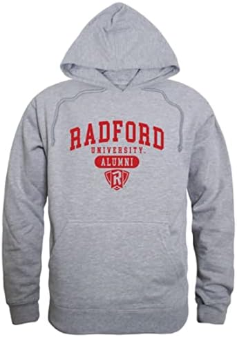 W Republic Radford University Highlanders Alumni Fleece Hoodie Sweatshirts Heather Gray