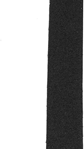Aexit Black EVA Adesivo Fitas de 1,2 cm de largura Comprimento de 4 mm de 4 mm de espessura de fita adesiva à prova de choque