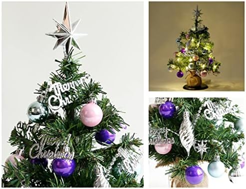 Árvore de decorações de Natal de Fifor Combtop sem luz, Mini Mini Árvore de Natal Artificial para Crianças, Escritório, Quarto,