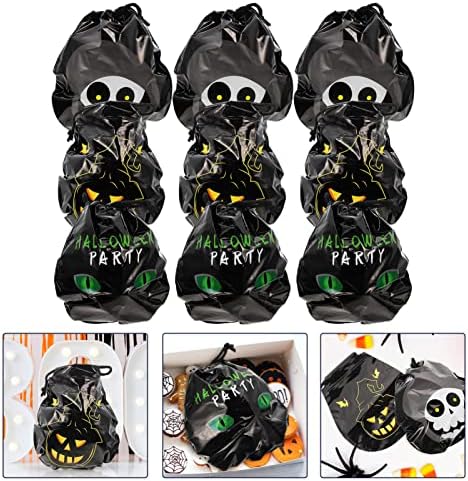 PRETYZOOM SACOS DE GOODADOS DE SUPERHERIOS 36PCS Halloween Sacos de cordão de travessuras Flue ou tratar bolsas de bolsa de bolsas