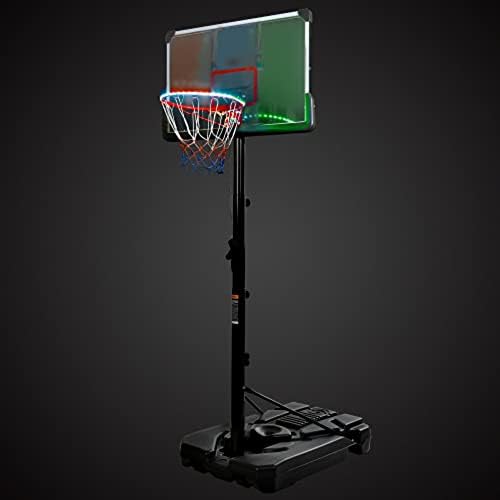 Eleoption portátil portátil Sistema de basquete de argola de basquete à prova d'água de 6,6 a 10 pés de altura para
