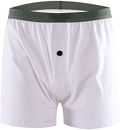 Roupa íntima BmEgm para homens boxer cueca caseira Cotton Arrowhead Loose Plus Sizer Boxer calças casas camisa para homens