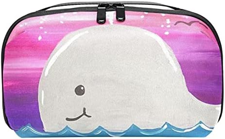 Bolsa de higiene pessoal Kit DOPP pendurado para homens resistentes a água para viajar, desenho animado de golfinhos para bebês