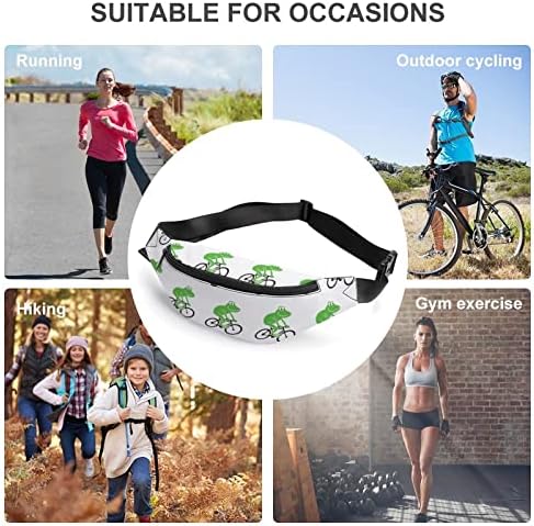 Frague de bicicleta de bicicleta Pacote de fanny para homens Moman Sports Belt Belt Crossbody Print