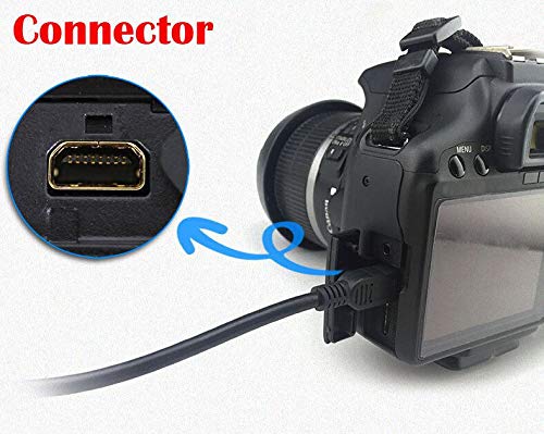 Snlope 3,3ft Cabo de dados USB para Nikon Coolpix Câmera UC-E6 UC-E16 UC-E17 P50 S520