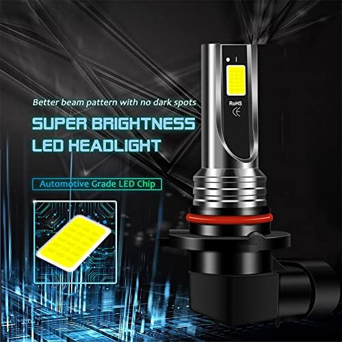 9005 Luz de nevoeiro HB3 Bulbos LED 6000K Luz fria CANBUS PRONTO 4000 Lumens H10 9145 9140 9045 9040 FOG Light Halogen Substibilde Conversão Kit de 2 pacote de 2 de 2