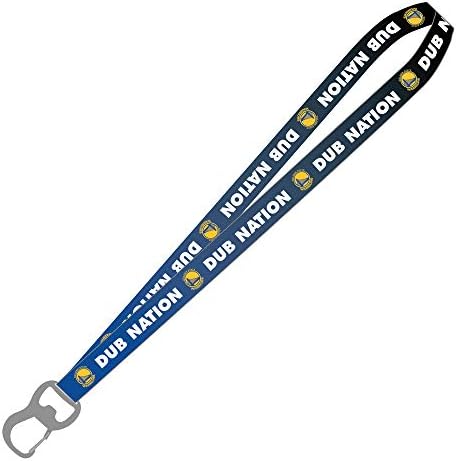 Golden State Warriors ombre dub nação slogan lineard com buildin garrafa abridor