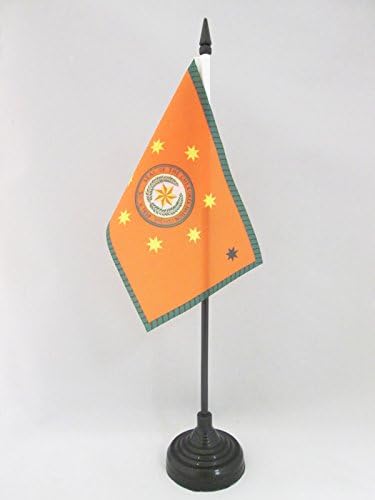 AZ Flag Cherokee Indians Table Bandeira 4 '' x 6 '' - bandeira da mesa da tribo nativa americana 15 x 10 cm - Beck de plástico