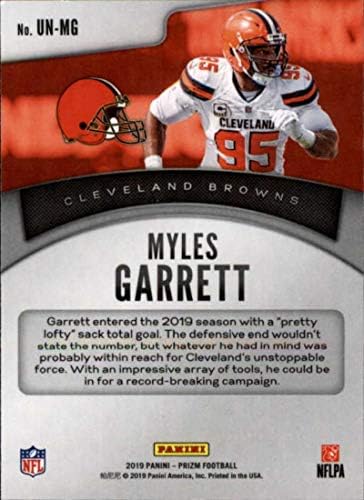 2019 Panini Prizm imparável 8 Myles Garrett Cleveland Browns NFL Football Trading Card