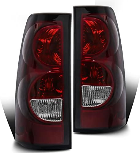 MostPlus Tail Light Compatível com 2003 2004 2005 2006 Chevy Silverado 1500/2500/3500/1500HD/2500HD OE Luz de freio Luz de freio W/Bulbo Red House